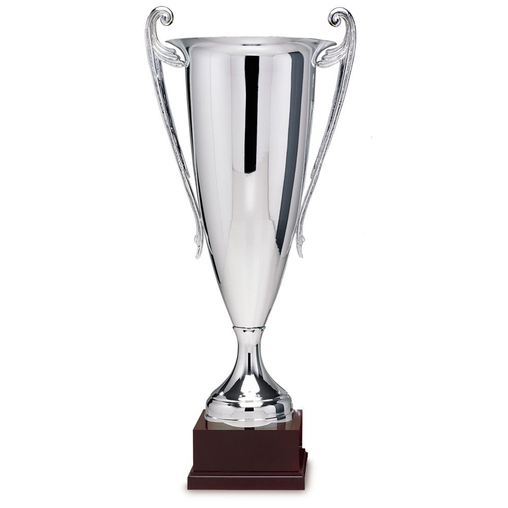 Кубок елітний металевий під срібло КА349B Висота 81 см