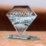 Чашка стеклянная GL-32 h12см