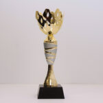 Кубок К1819А спортивный универсальный кубок с необычной чашей h36cм