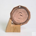 Медаль MA080 бронза D70мм место под жетон 50мм