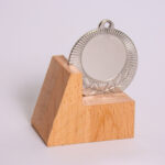 Медаль MA1240S серебро металл d40мм место под Жетон D25мм