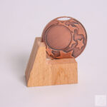 Медаль MA1745 Бронза D45мм место под Жетон D25мм со звездами