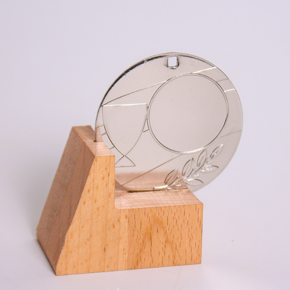 Медаль MA235 Срібло D50мм Жетон D25мм універсальна з кубком