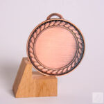 Медаль MA078 бронза D70мм место под жетон 50мм с венком