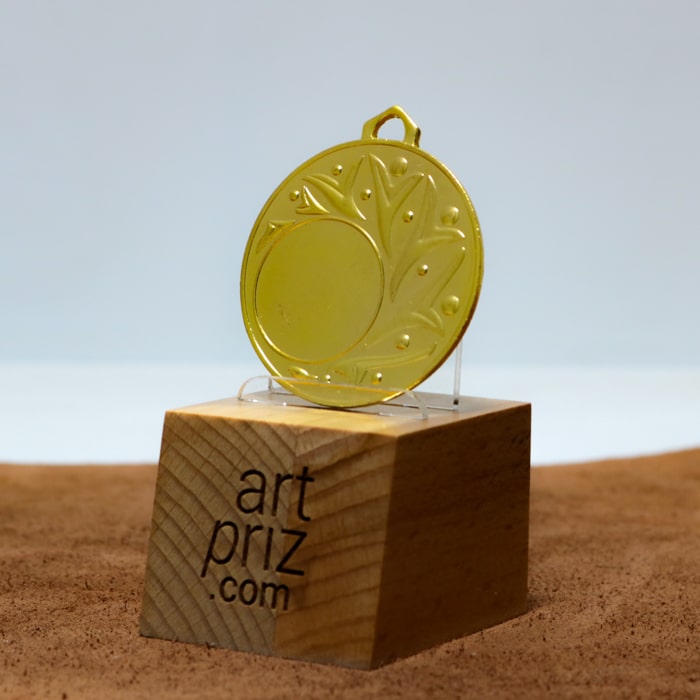 Медаль MA216 Золото D50мм Жетон D25мм универсальная