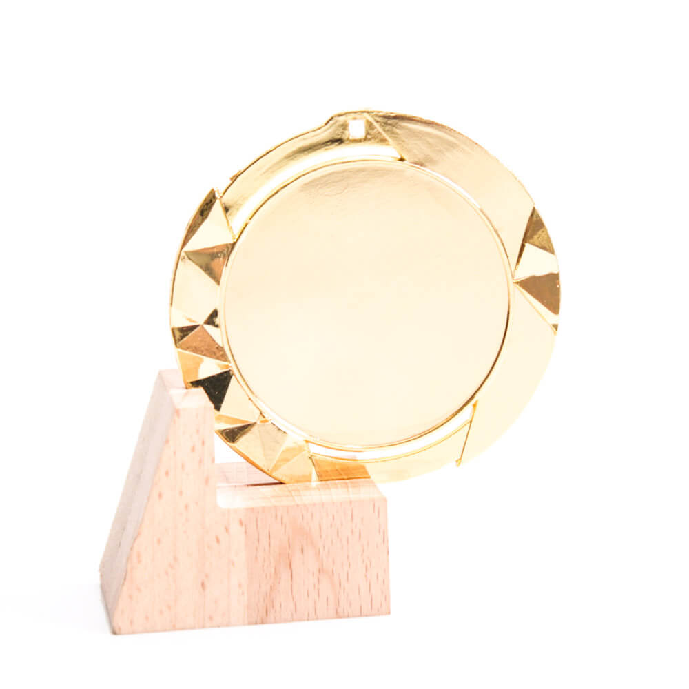 Медаль МА084 Gold D70мм место под жетон 50мм