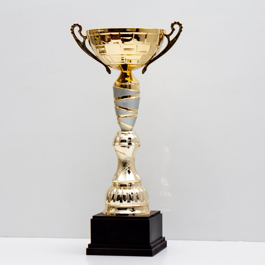 Кубок К1810С большой кубок чаша с ручками для награждения h35см