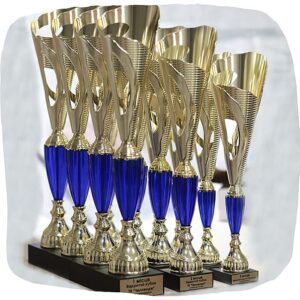 Кубок К5084С нагорода з високою пластиковою чашею h43см