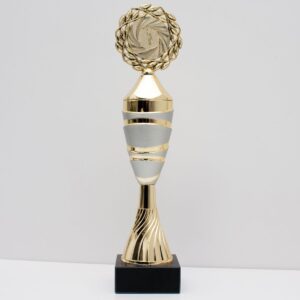 Стема нагородна Фаворит А жетон D50мм основа мармур h33см