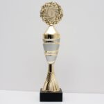 Стема наградная Фаворит С жетон D50мм основание мрамор h25см