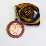 Медаль МА0835 Бронза с лентой D35мм жетон D25мм