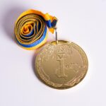 Медаль МА195 Золото с лентой D50мм