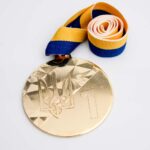 Медаль МА089 Золото с лентой D70мм