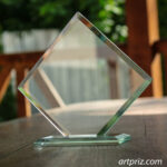 Приз стеклянный Абсолютный чемпион GL-5 h14см