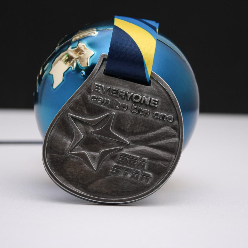 Медаль лита Sea Star 80 мм плавання