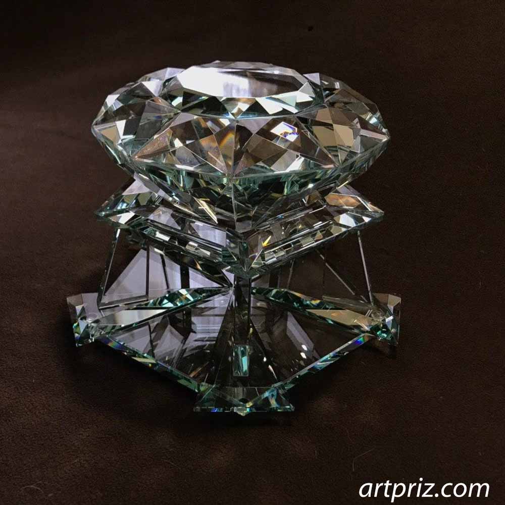 Престижна Нагорода Скляний Кристал GLK-1