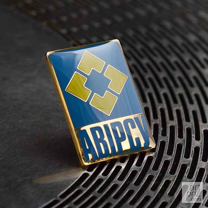 Значок прямоугольный АВІРСУ