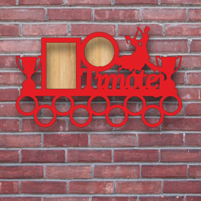 Медальниця танці іменна на замовлення Розмір 51х30см MD24