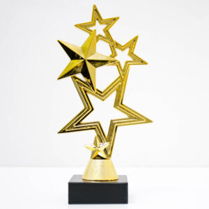 Статуэтка Пять Звезд награда со звездами верхушка для кубка 18.5см