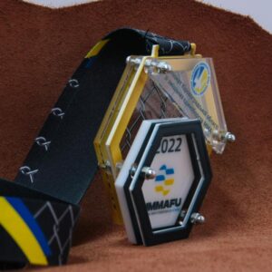 Медаль композитная по смешанным единоборствам ММА размер 90*90 мм МКМА1