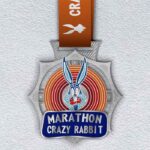 Медаль для марафона CRAZY Rabbit размер 76*70мм MLM70CR
