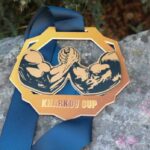 Медаль металлическая с накладками АРМРЕСТЛИНГ 3 место размер 150*135см. МАK15