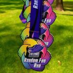 Медаль металлическая RANDOM FUN RUN размер 90мм MRBCR90