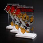 Нагорода з акрілу ЛЕВ СЛОБОЖАНЩИНИ