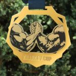 Медаль металлическая с накладками АРМРЕСТЛИНГ 1 место размер 150*135см. МАK151