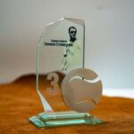 Награда стеклянная GLCC21 Высота 22см