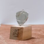 Медаль MA5016 серебро Д50мм место под жетон 25мм