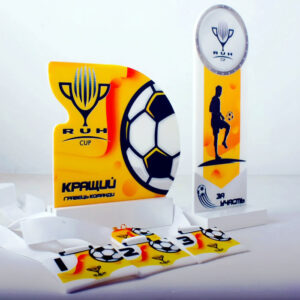 Статуетка Приз Акриловий для Футболу Кращий гравець PAFKG20