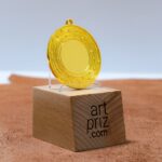 Медаль MA5015 Золото Д50мм місце під жетон 25мм