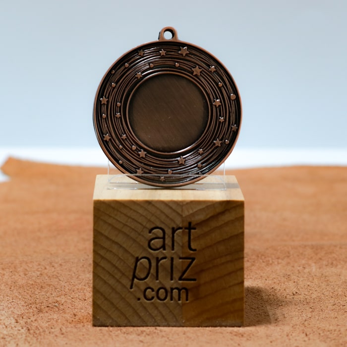 Медаль MA5015 Бронза Д50мм місце під жетон 25мм