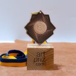 Медаль МА0160BL Бронза с лентой Размер 70х60мм Жетон Д25мм Жетон Д25мм