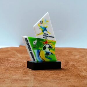 Нагорода з Футболу КРАЩИЙ БОМБАРДИР ДИТЯЧИЙ ЧЕМПІОНАТ Ф.Л.А.Г. 11x15см 1018KB3