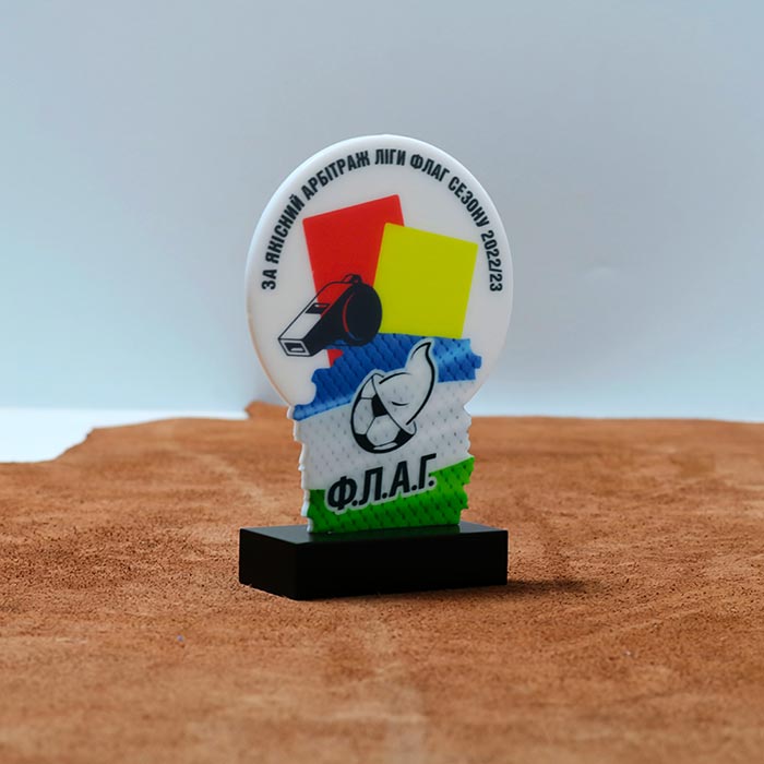 Статуетка з Футболу за Якісний Арбітраж ДИТЯЧИЙ ЧЕМПІОНАТ Ф.Л.А.Г. 10x15см 1018SA3