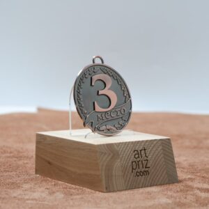 Медаль МА3584-070 Бронза Д70мм місце під жетон 50мм