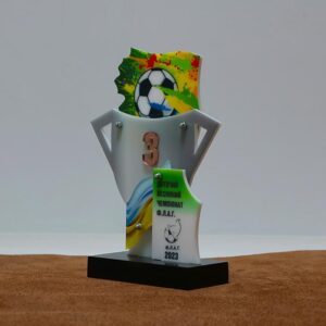 Приз Кубок з Футболу за 3 місце ДИТЯЧИЙ ВЕСНЯНИЙ ЧЕМПІОНАТ Ф.Л.А.Г. 14x20см АРТПРИЗ 1018NB3