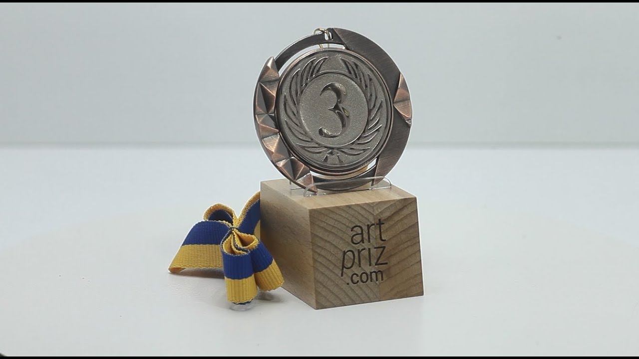 Медаль MA082 Бронза D70мм жетон 50мм універсальна