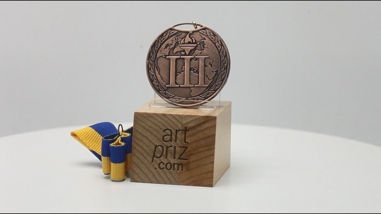 Медаль МА195 Бронза зі стрічкою D50мм