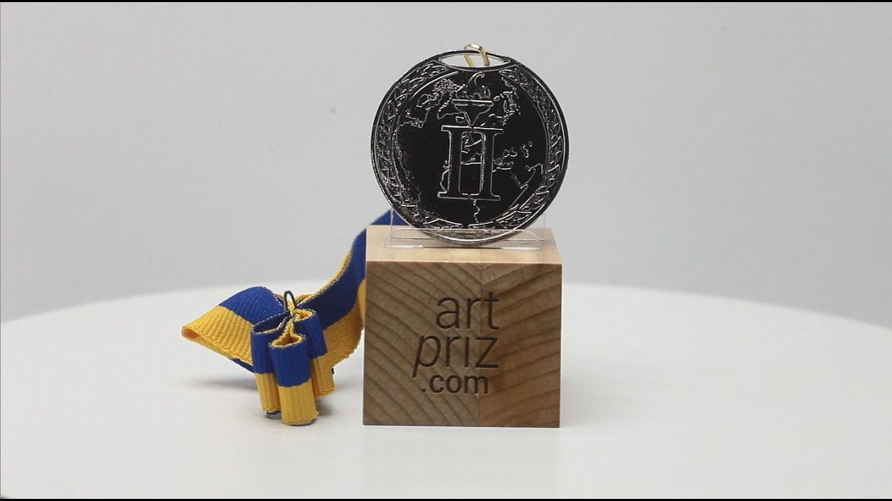 Медаль МА195 Срібло зі стрічкою D50мм