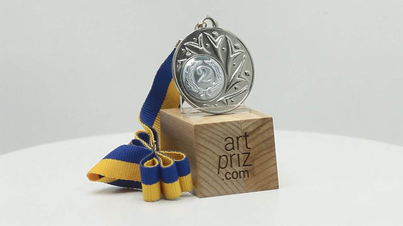 Медаль MA216 Срібло D50мм Жетон D25мм універсальна