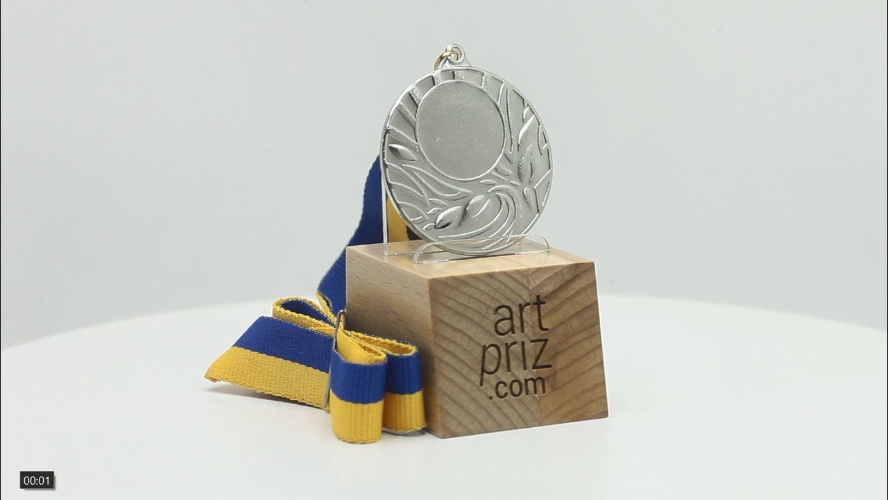 Медаль MA2750 Срібло D50мм Жетон D25мм універсальна