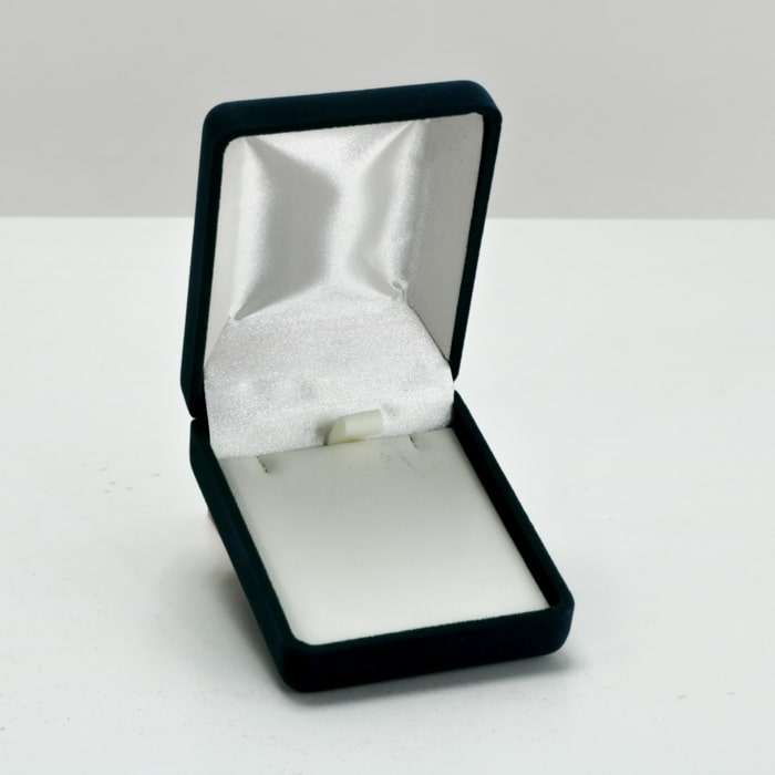 Футляр оксамитовий (бархатний) для медалей нагород, монет, орденів, значків 75х60х30мм FB311BL