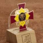 Нагрудний знак ПАНТЕРА ЗСУ з емаллю Розмір 50x50мм АРТПРИЗ 2308M23