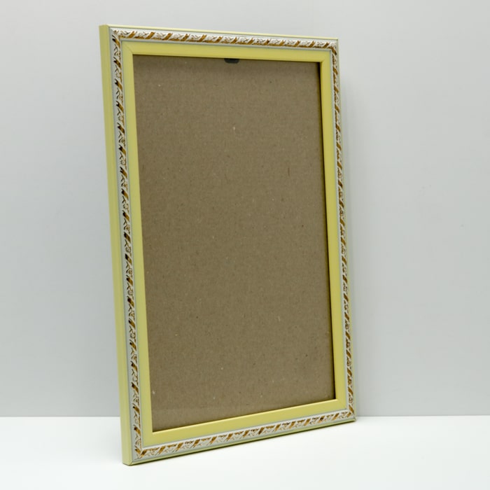 Рамка для дипломів фотографій Колір біло-золотий Формат А4 30x21см PWGIA4