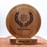 Награда из дерева высота 29,5 см NDF29