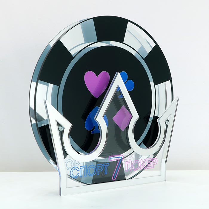 Приз СПОРТ 7 ПОКЕР H25 см АРТПРИЗ 3668N3