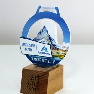 Медаль з Альпінізму Альпоманія гора Маттерхорн 95x100мм АРТПРИЗ 88MA3